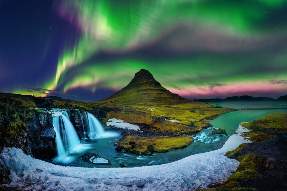 Kirkjufell mountain on the best European road trip through Iceland