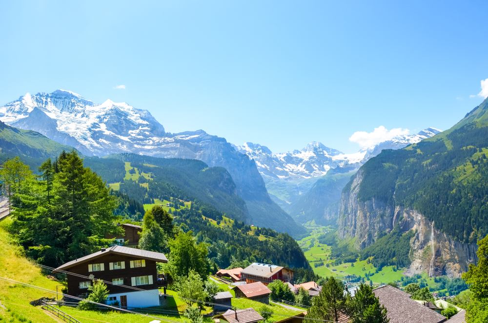 Lauterbrunnen on the best European road trip through Switzerland