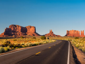 Driving through the southwest will require long stretches of roads and miles