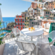 The fist is one of the most romantic airbnbs in cinque terre