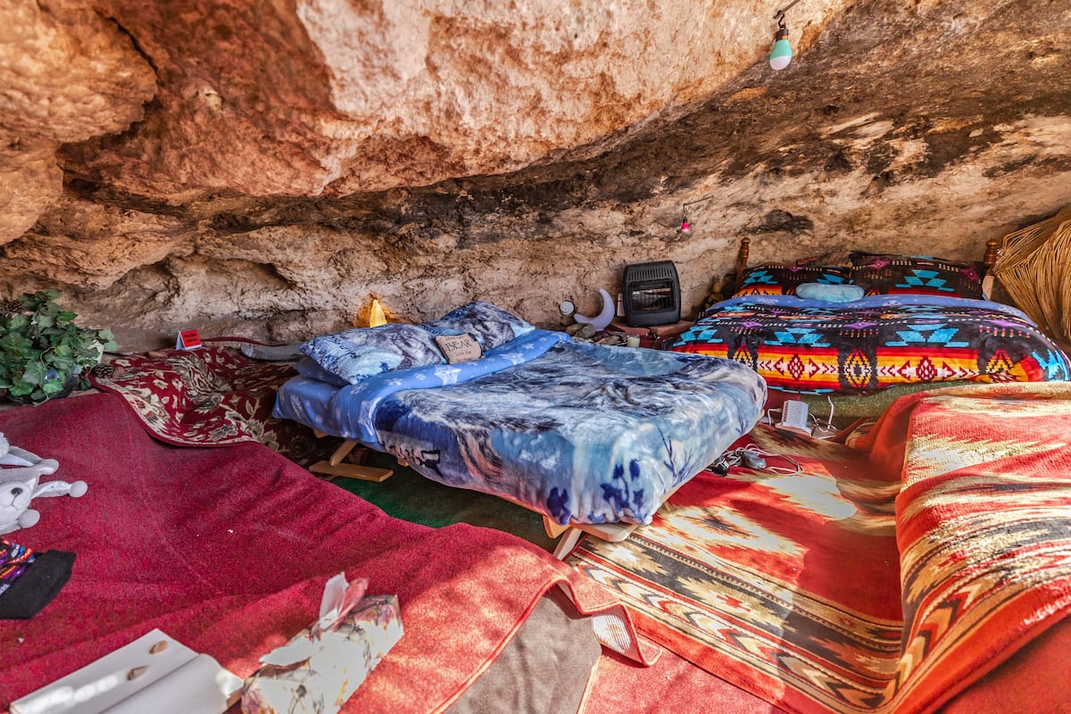 the Unique Cave on the Creek Airbnb in Sedona