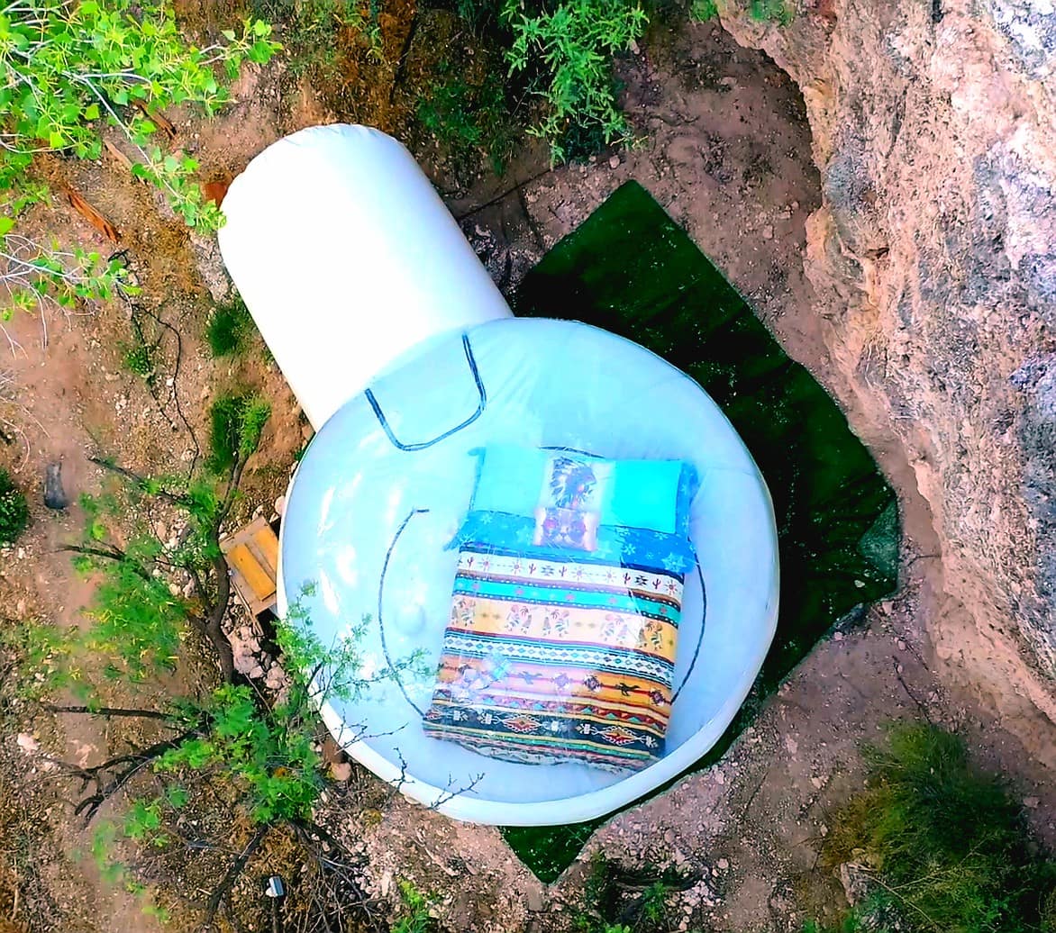 the Forest Bathing Bubble Airbnb in Sedona