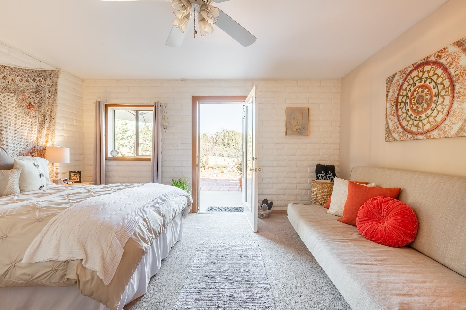 the Yoga Retreat Room Airbnb in Sedona