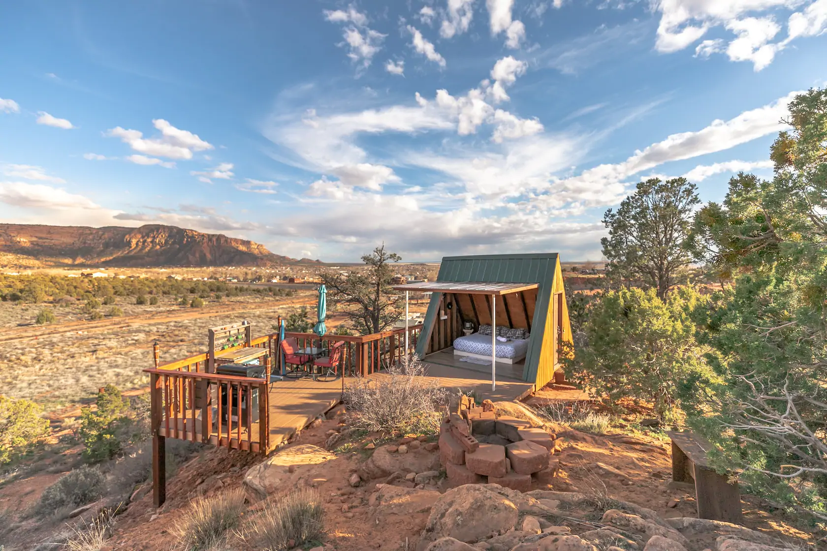 A cabin with a view in utah one of the best airbnb in Utah