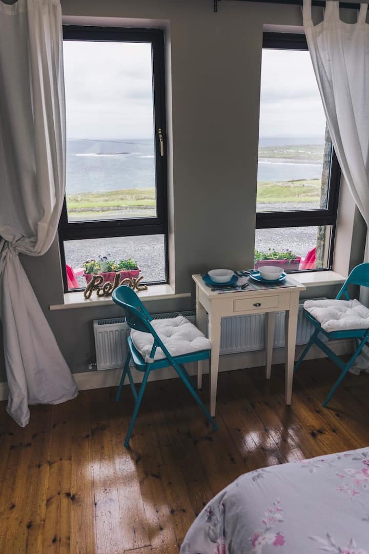 The airbnbs near the cliffs are best rented out to experience those stunning views. 