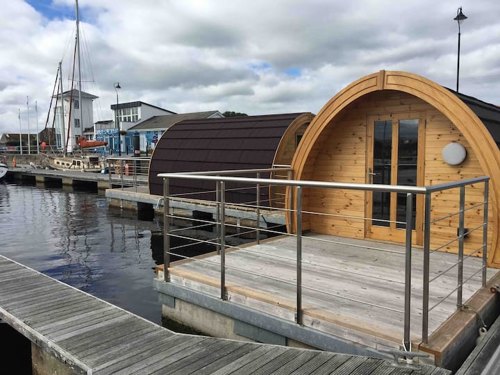 These floating pods are a unique experience!