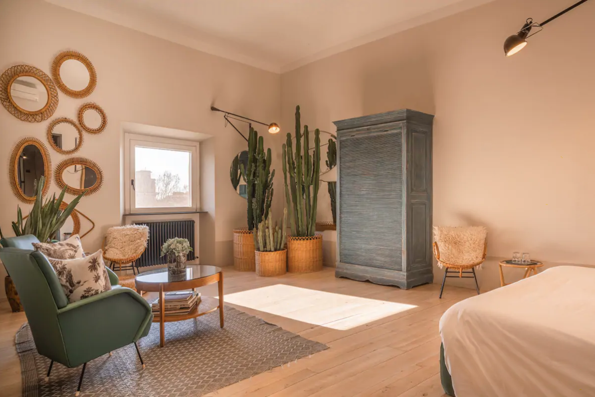 Don't discount bed and breakfasts when looking for airbnbs in rome - some are beautiful!