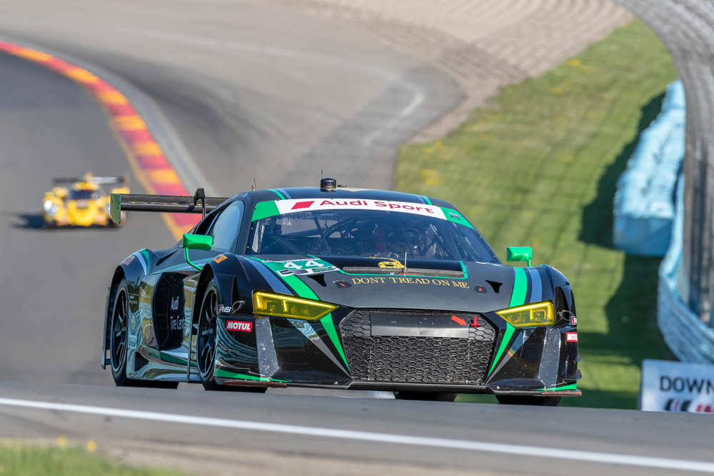 Photo of a race car in Watkins Glen.