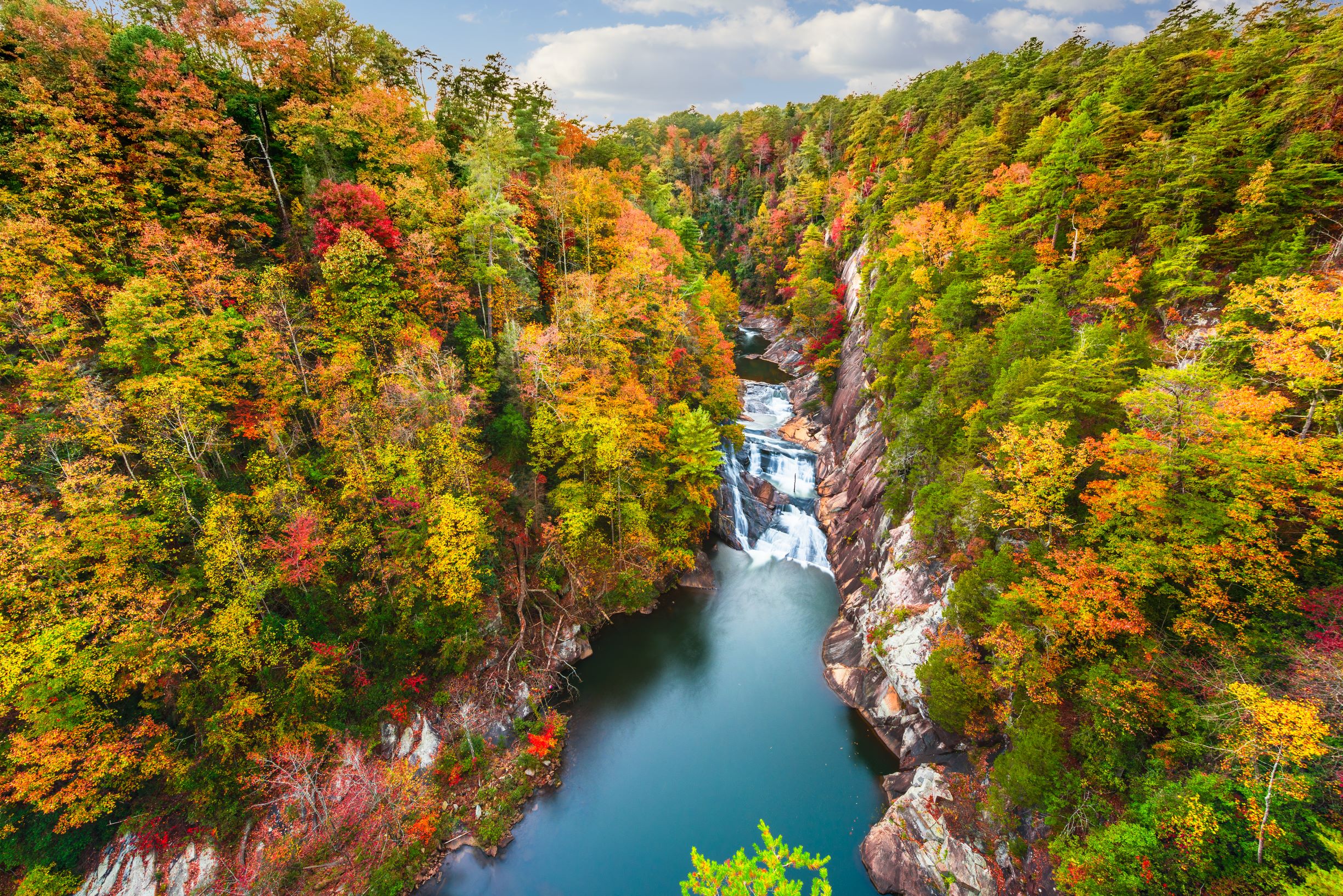 Photo of Tallulah Gorge during Fall in Georgia