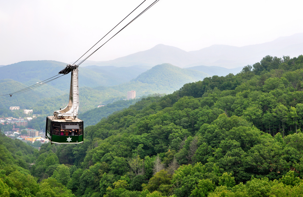 Tennessee Road Trip Gatlinburg Tram