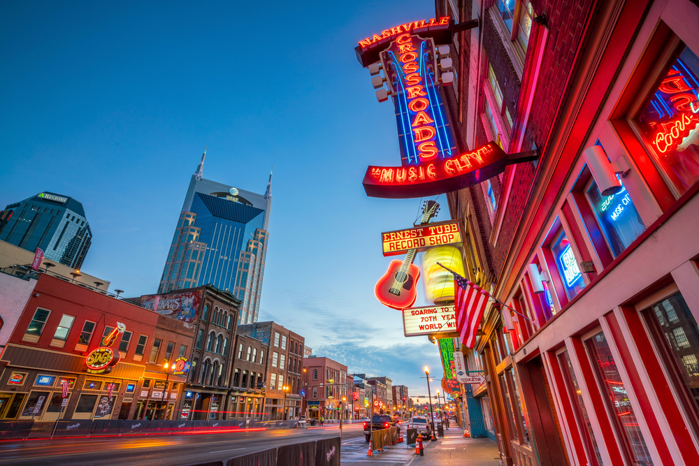 Tennessee Road Trip Lower Broadway Nashville