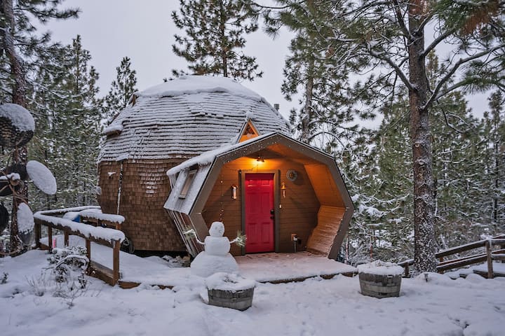 This dome is so sweet and perfect for Oregon travelers who are looking for the best USA airbnbs