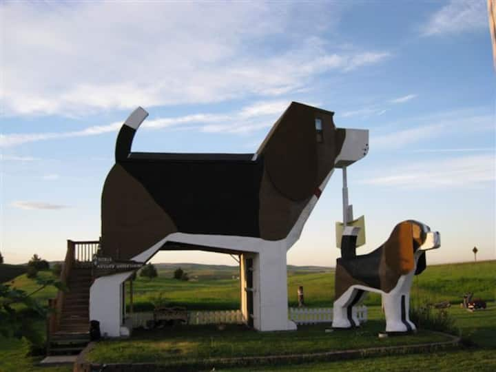 This dog shaped inn is unique and fun in Idaho!