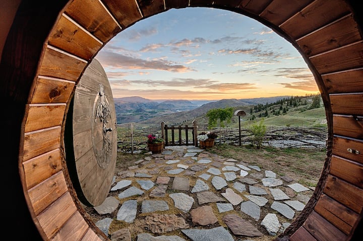 This hobbit hole is a great way to connect back to earth