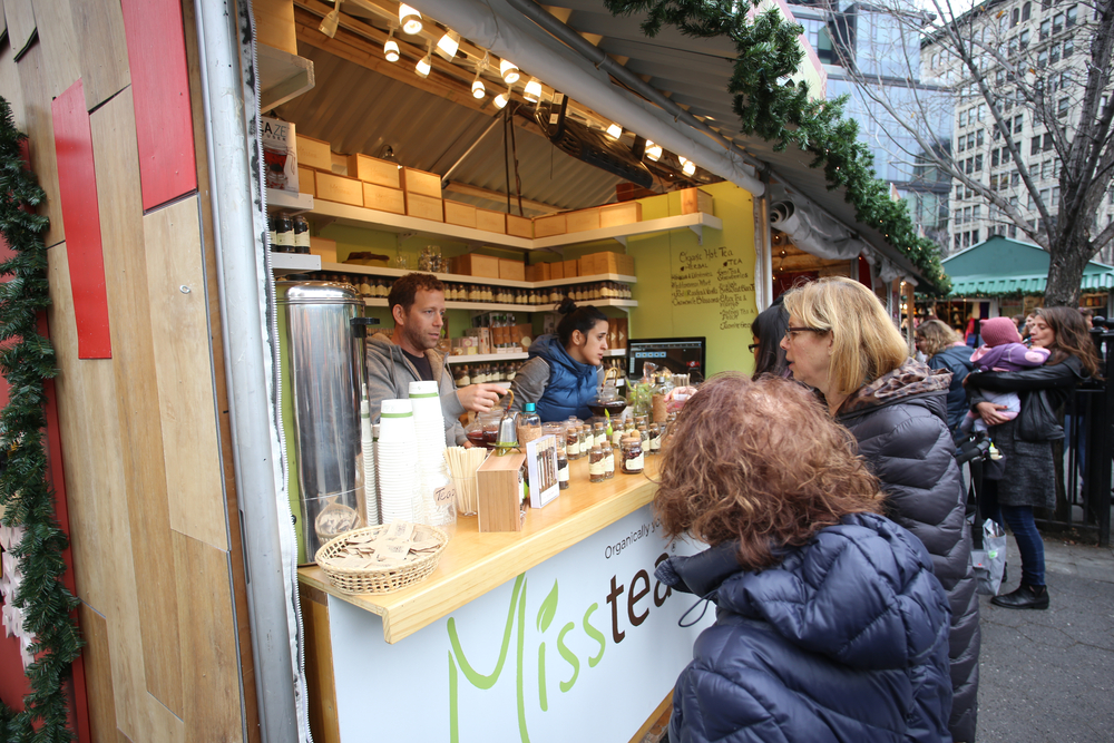 Union Square Holiday Market in New York City 