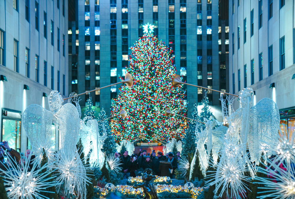 Christmas in New York Center Rockefeller’s center