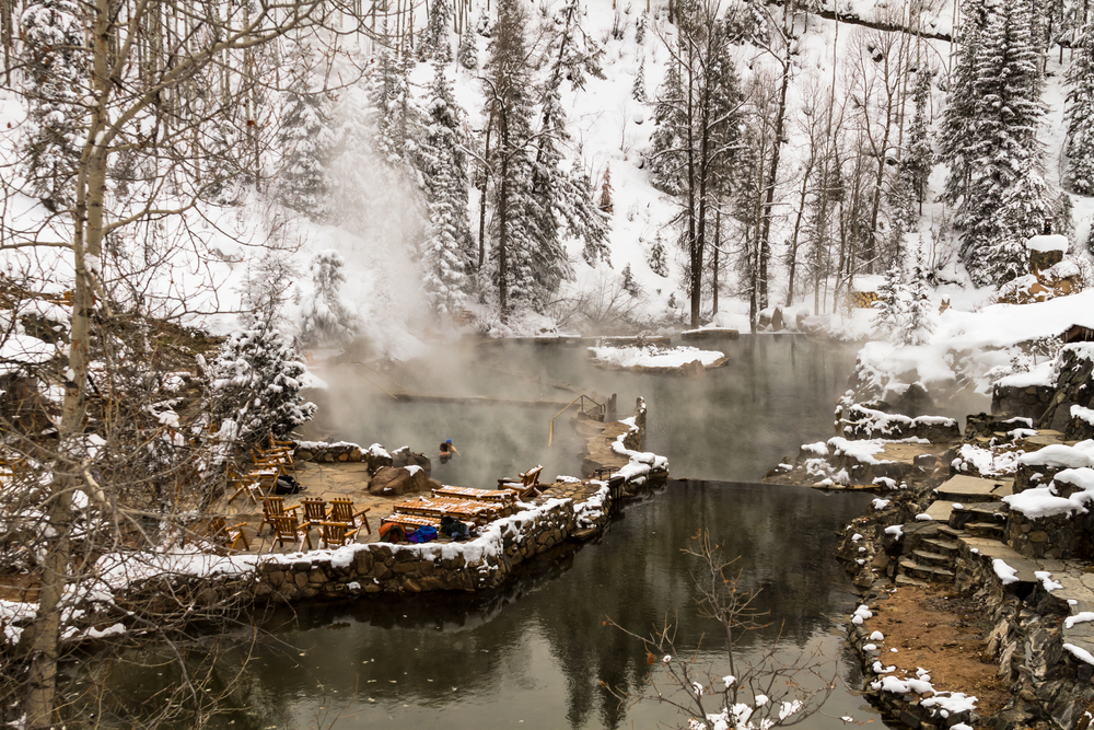 Colorado weekend getaways to the Strawberry Park Hot Springs in Steamboat Springs