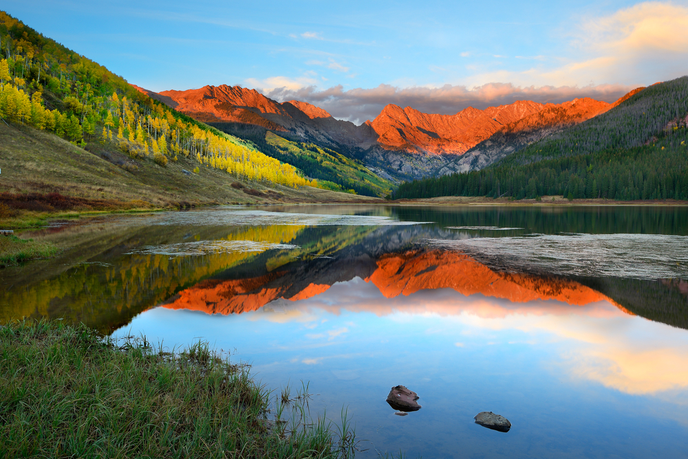 Colorado weekend getaways to Piney Lake in Vail