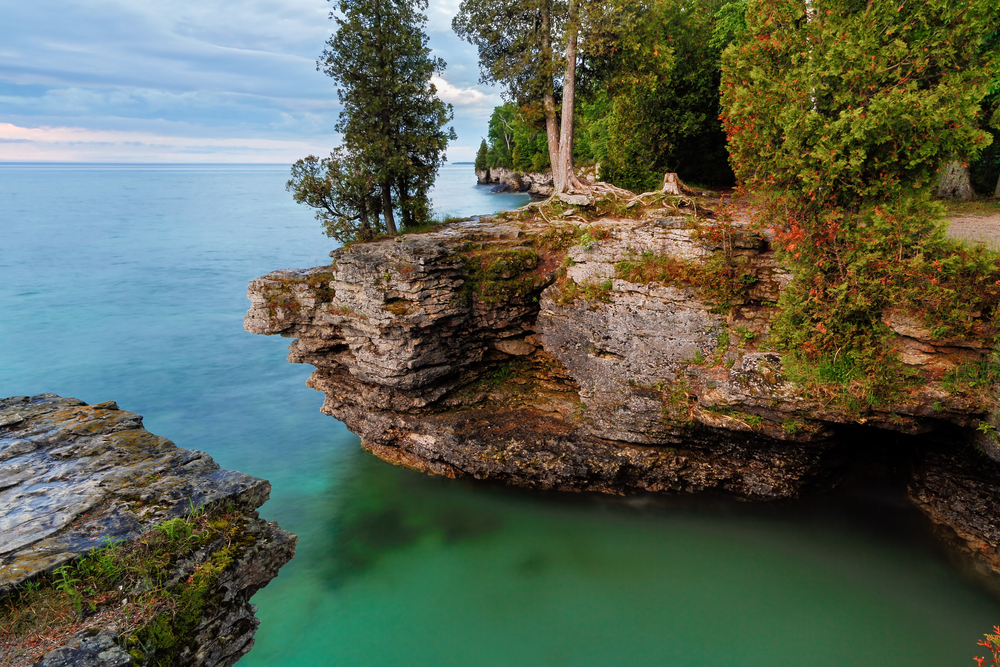 Door County has over 300 miles of shoreline