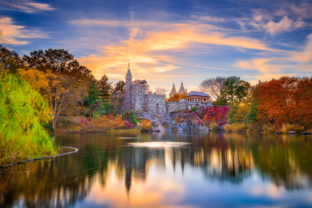 Yes, there is a castle right in the middle of NYC! And it comes to life during fall in New York