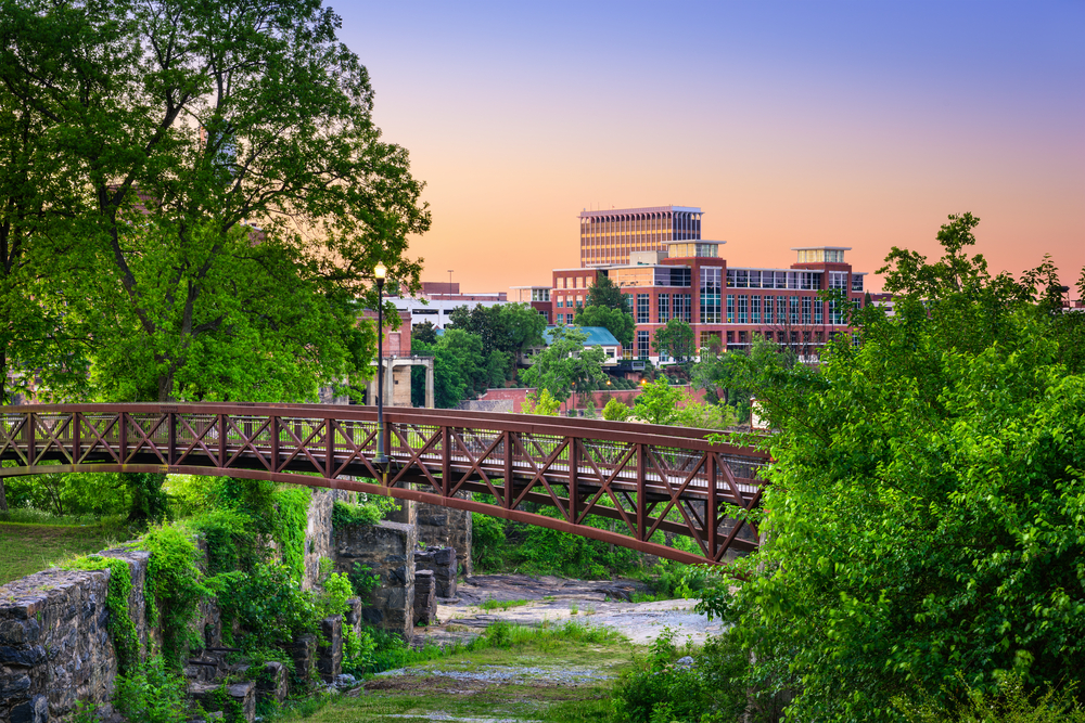 Columbus is a true river city in Georgia