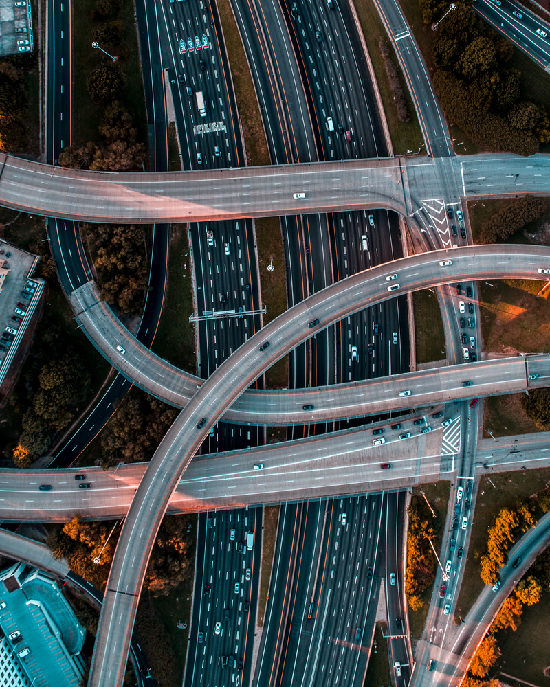 The roads in Georgia can be city like and busy, or winding and true to country back roads depending where you are!