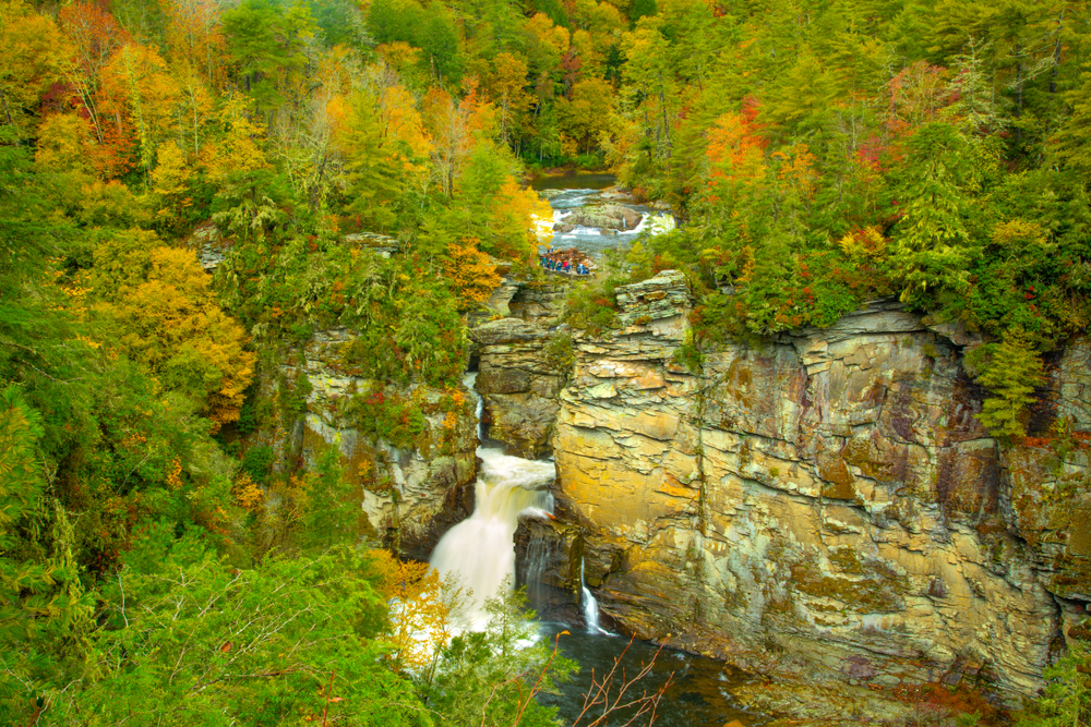 Linville Falls on your North Carolina road trip