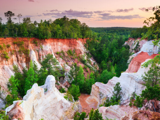 Providence Canyon is regarded as one of the seven wonders of Georgia