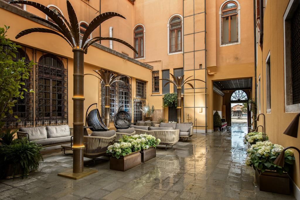 Hotel Palazzo Veneziano offers beautiful views of the neighboring canal