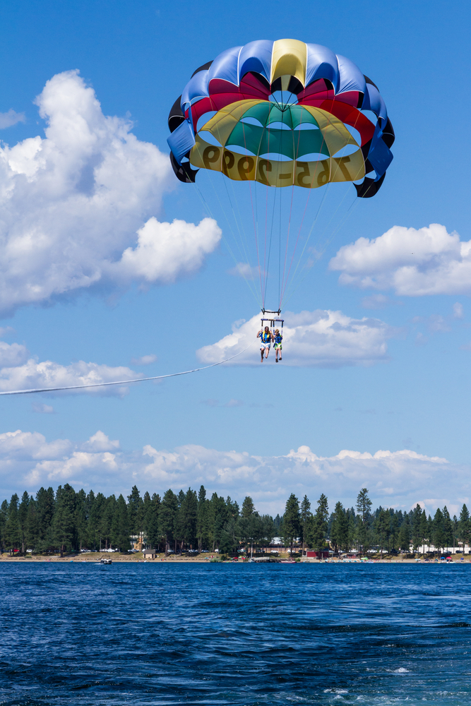 Idaho Road Trip Parasailing