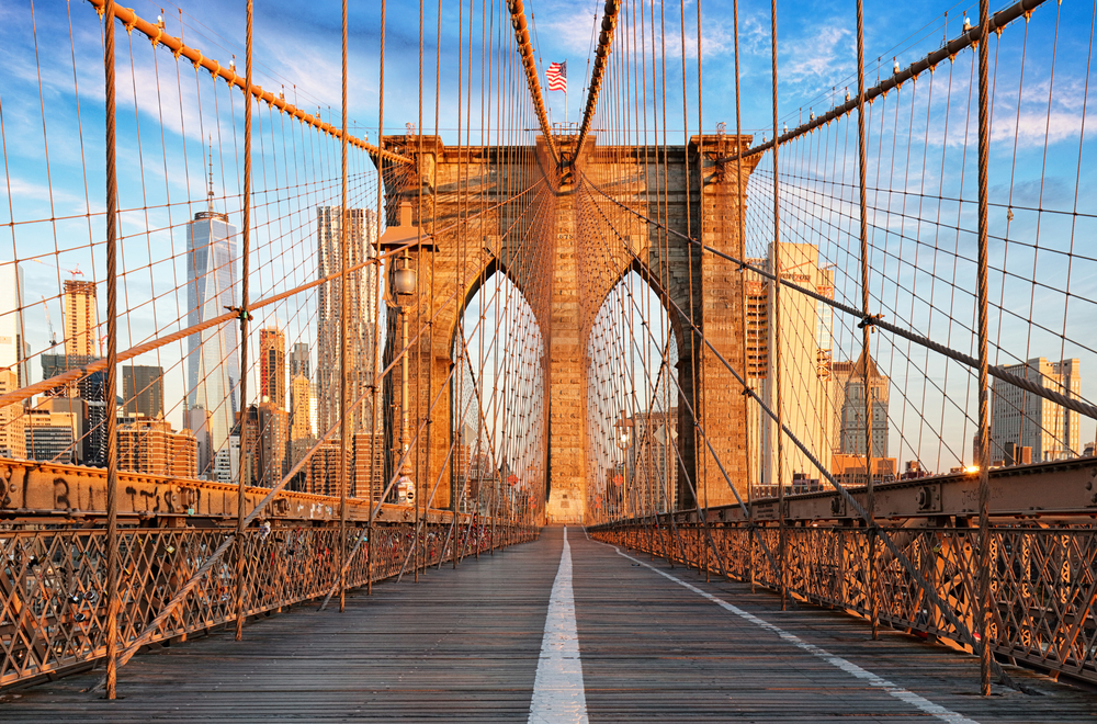 New York on a Budget on Brooklyn Bridge