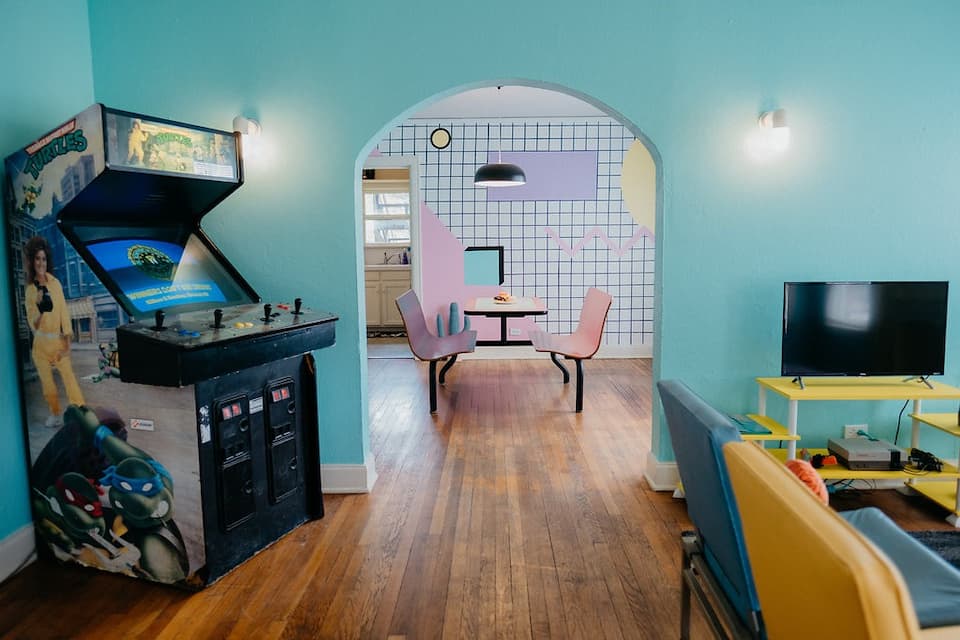 photo of the McFly an 80's themed Airbnb in Dallas 