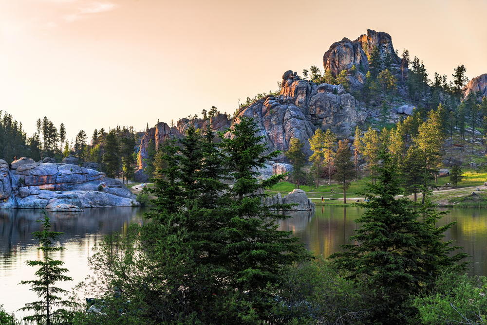 Photo of Sylvan Lake in the Black Hills of South Dakota