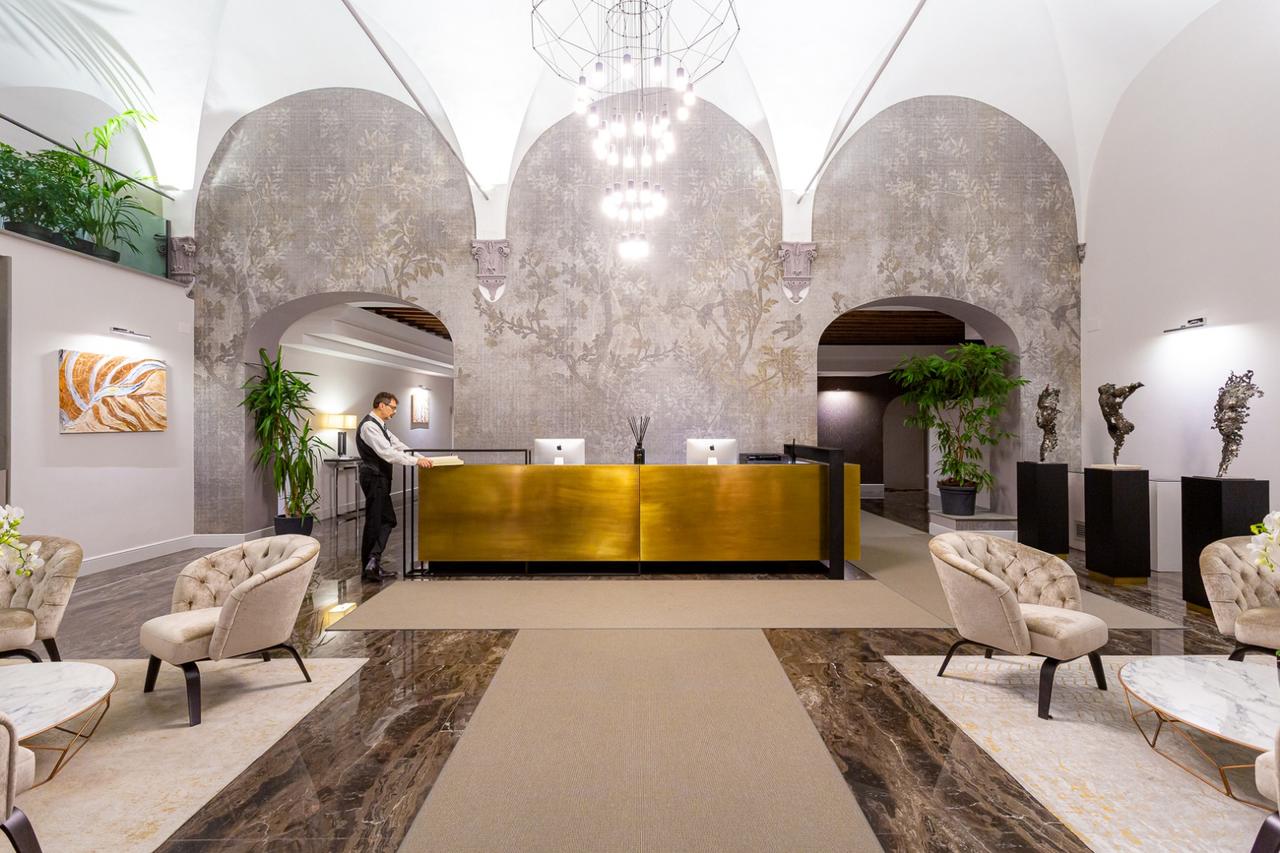 this boutique hotel in florence has beautiful modern interior