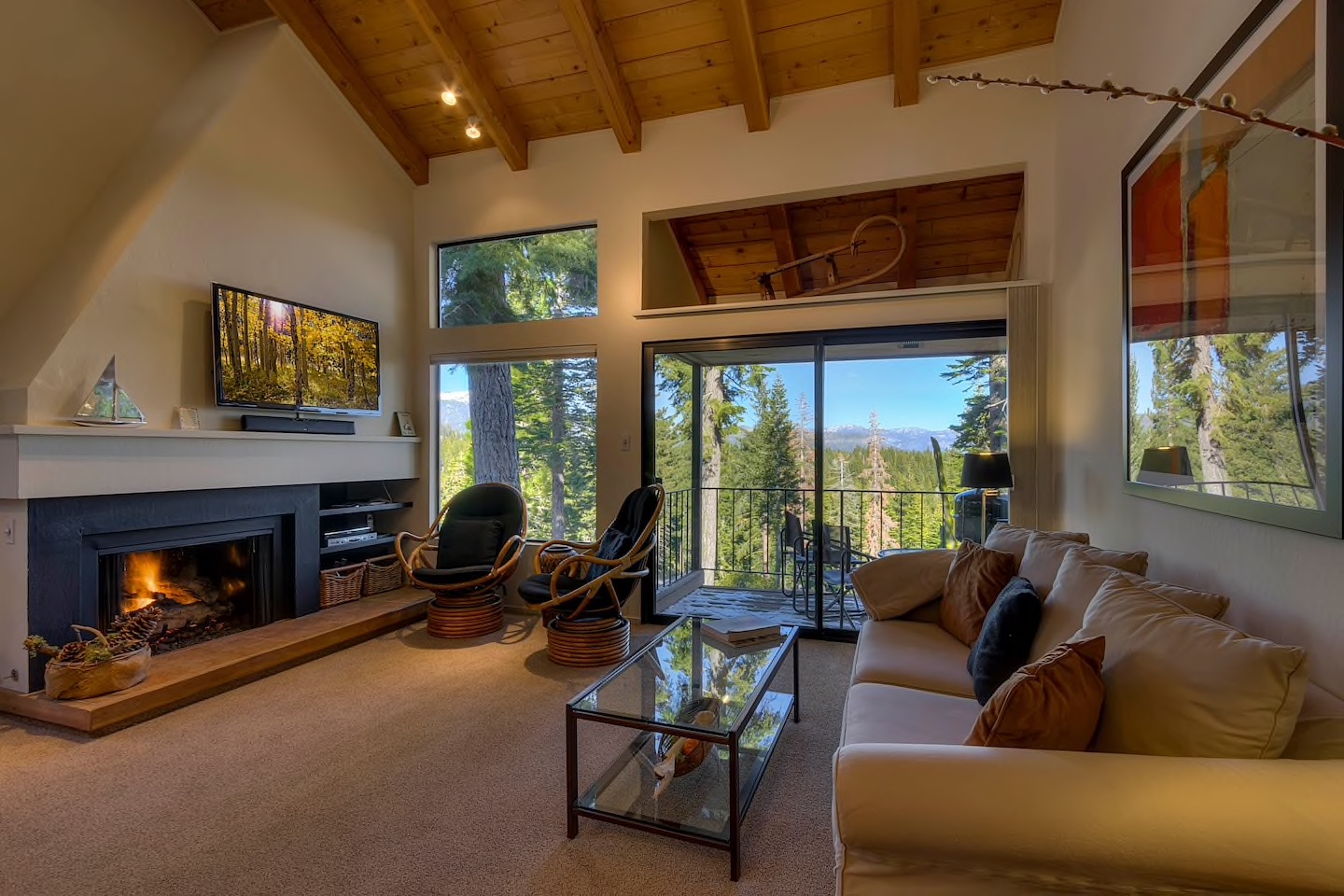 the Cedar Summit Lake Tahoe Airbnb