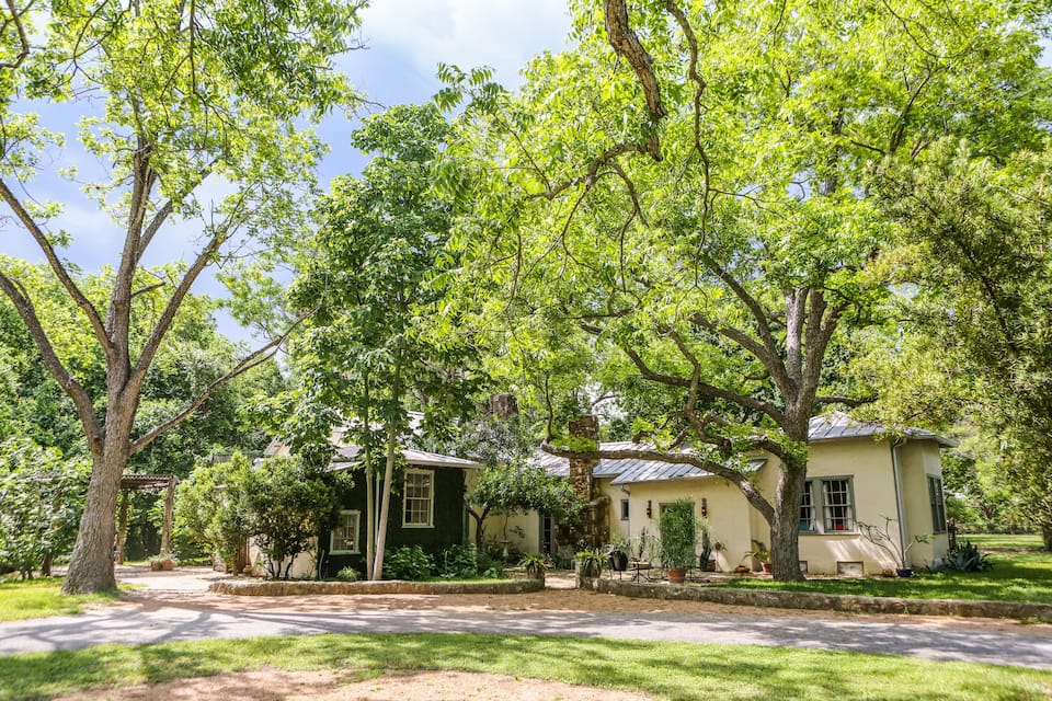 this historic house on the San Antonio River is one of your options for San Antonio Airbnbs