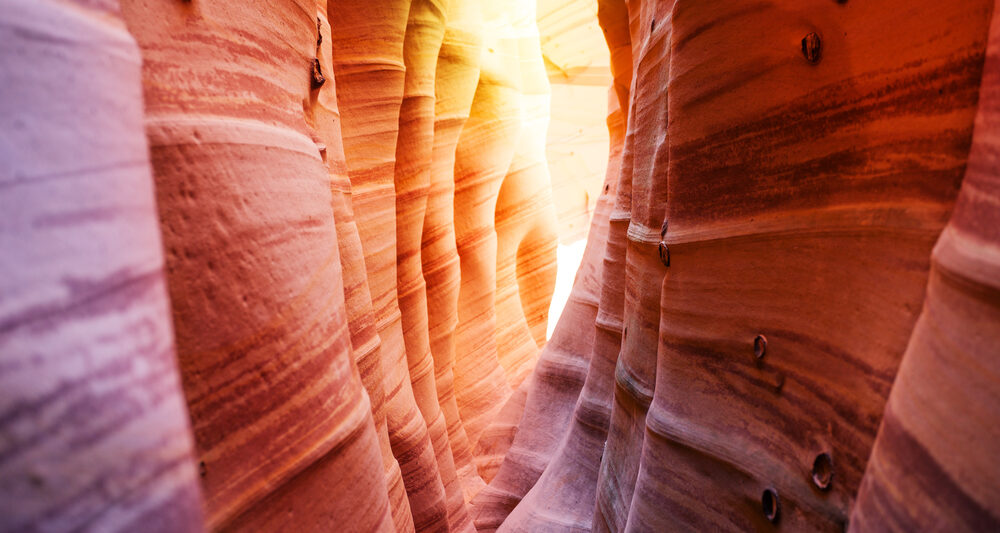 photo of zebra slot, one of the coolest slot canyons in Utah