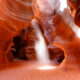 amazing slot canyons in arizona with light