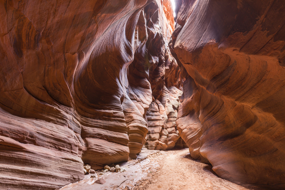 photo of buckskin gulch one of the coolest slot canyons in Utah 