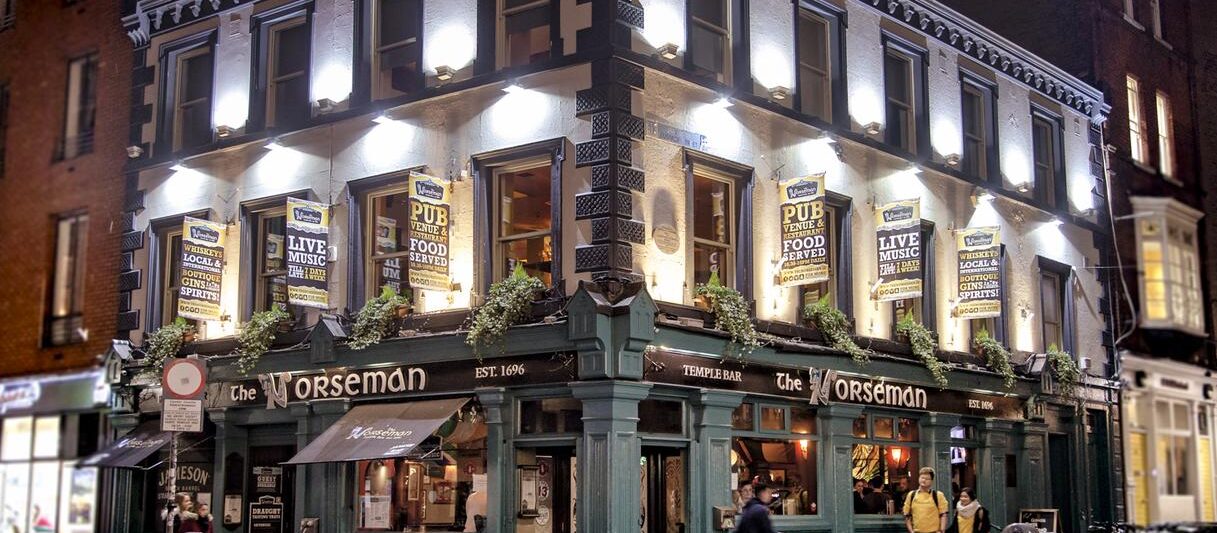 The norseman temple bar is a 120 year old pub!