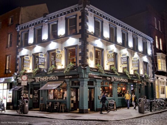 The norseman temple bar is a 120 year old pub!