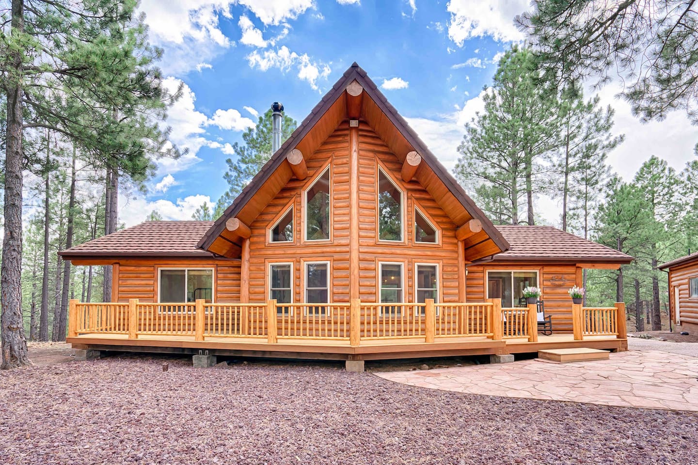 The Lincoln Log Cabin is one of the 15 best Airbnbs in Flagstaff