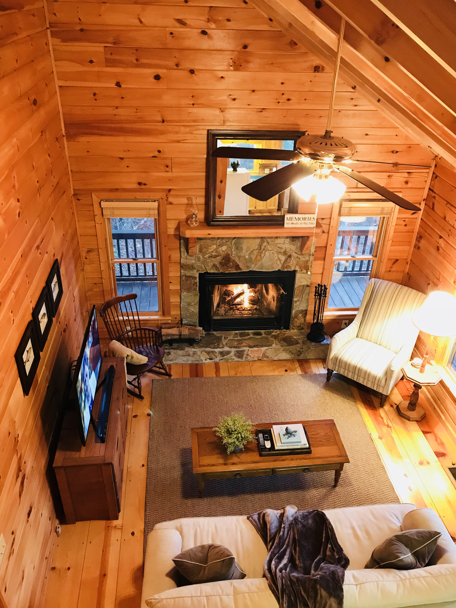 Photo of lake hideaway cabin one of the best airbnbs in georgia