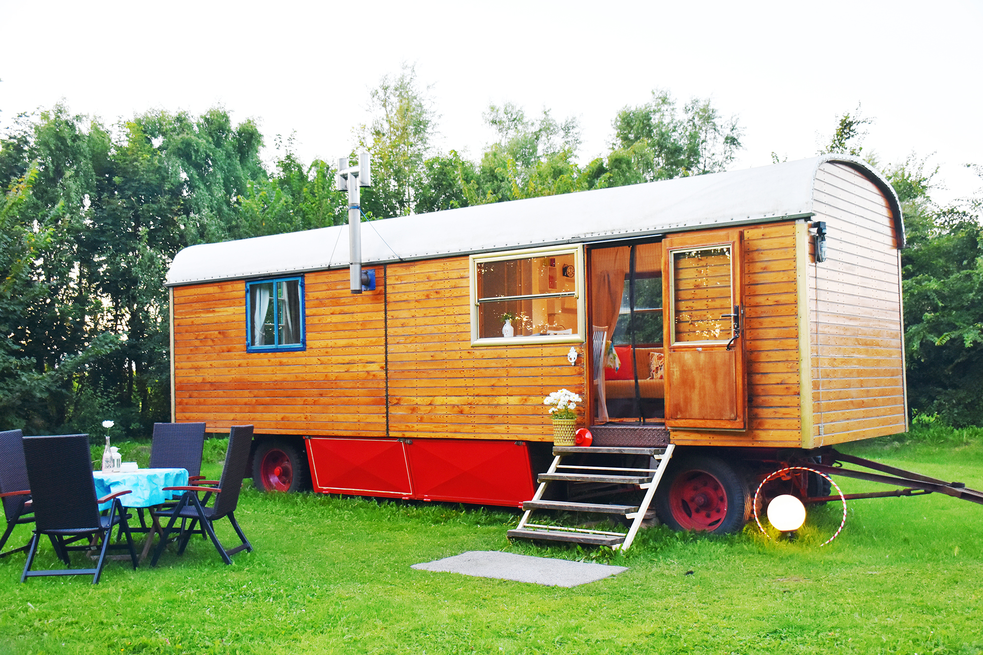 Photo of vintage circus wagon one of the best airbnbs in germany