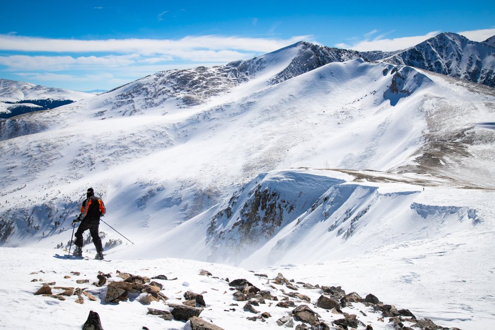 photo of a skier at breckenridge colorado one of the top ski resorts in the usa