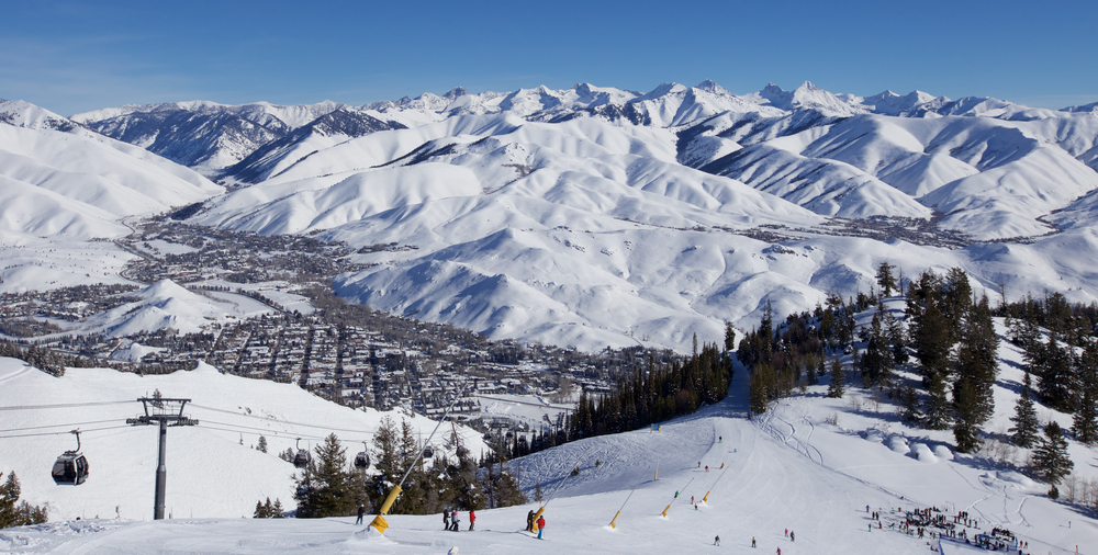 photo of the ski resort sun valley one of the best places to go skiing in the usa