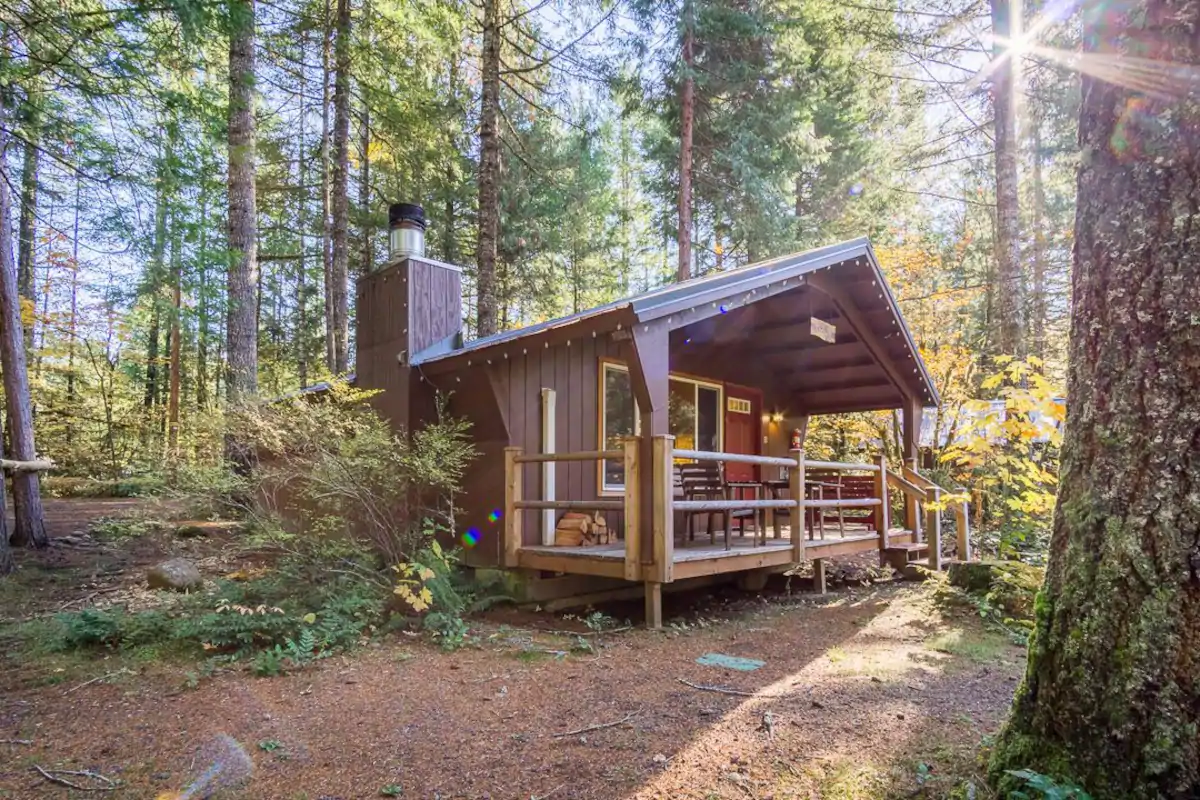 Koosah Cabin in the Pacific Northwest