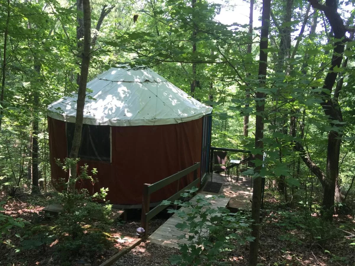 Yurt at Cedar House Inn & Yurts for weekend getaways in Georgia 
