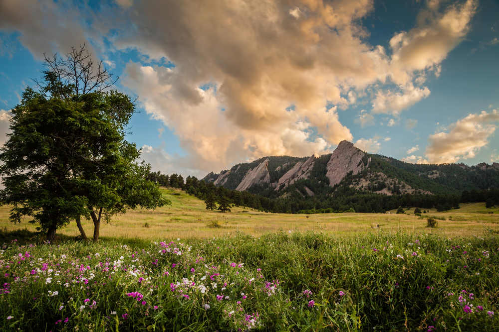 some of the best Airbnbs in Boulder have views of the famous Flatirons