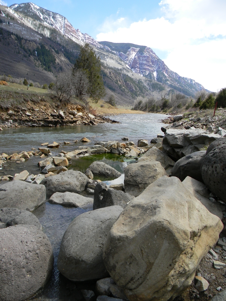 A photo of Penny hot springs, one of the best hot springs in Colorado